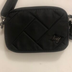 Lug Bag Coupe SE Convertible Crossbody Black Quilt Travel Excellent Condition